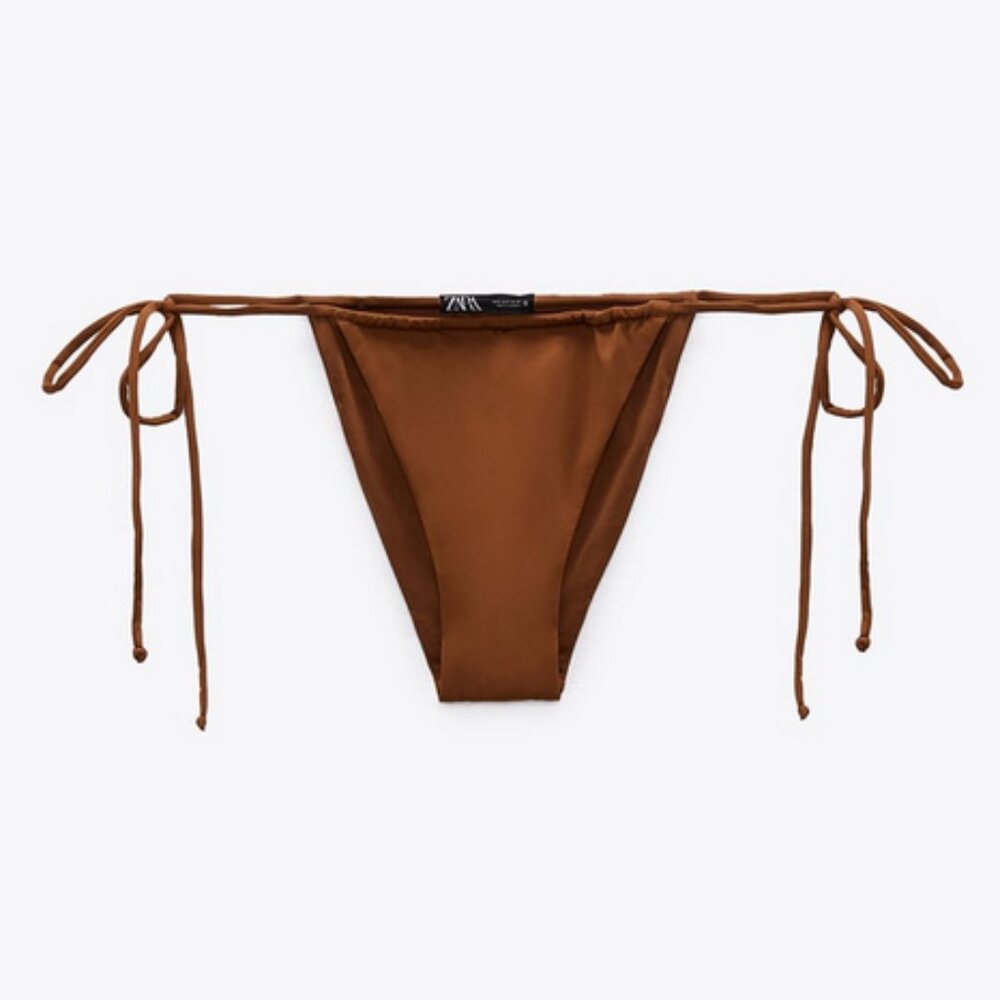 Zara Curtain String Bikini Bottom